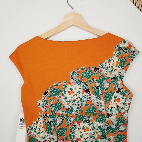 NWT Maggy London Floral Print Sheath Bodycon Dress - Picture 5 of 10